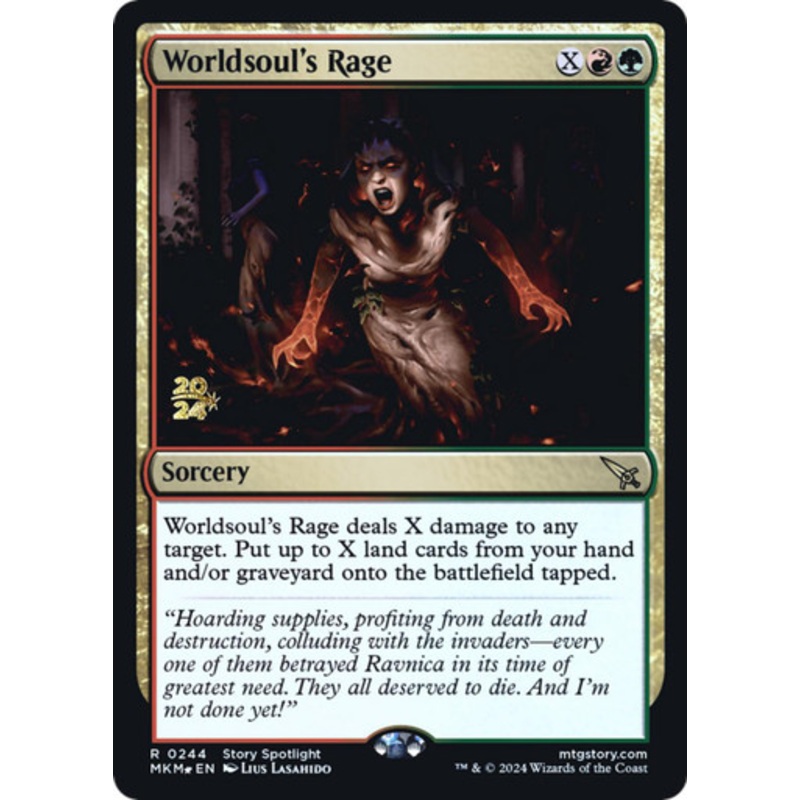 Worldsoul’s Rage (Prerelease Foil) | Murders at Karlov Manor