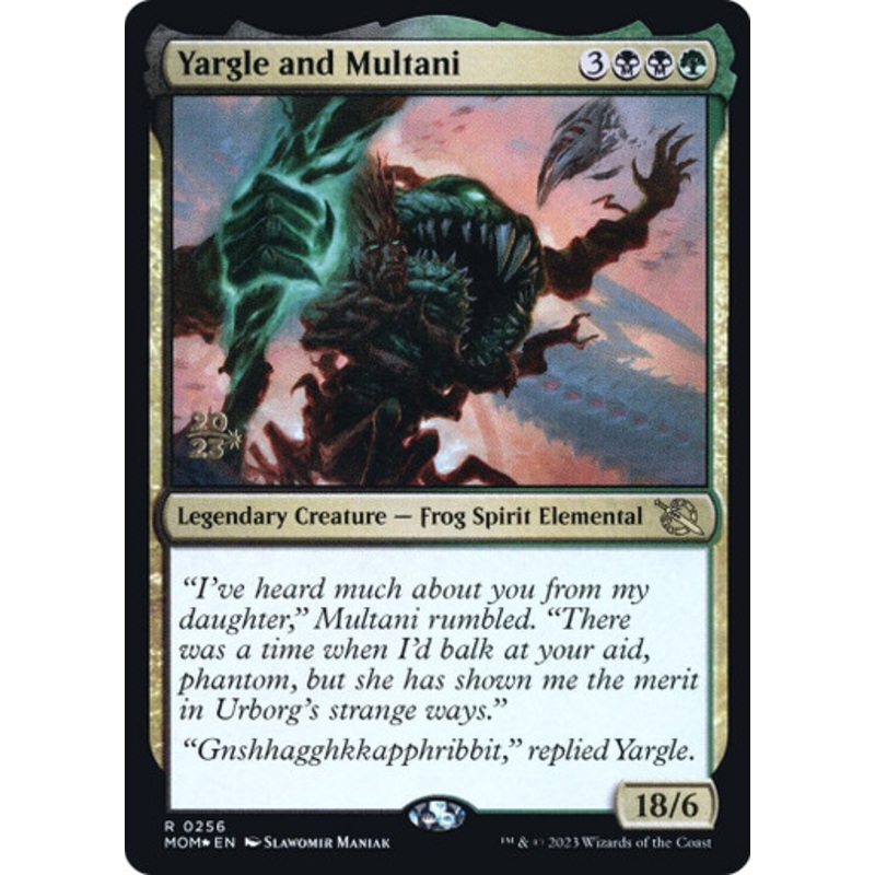 Yargle and Multani (Prerelease Foil) | March of the Machine