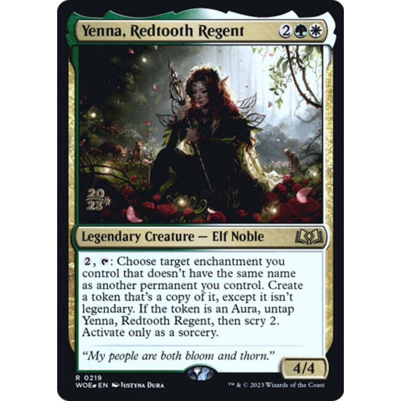 Yenna, Redtooth Regent (Prerelease Foil) | Wilds of Eldraine