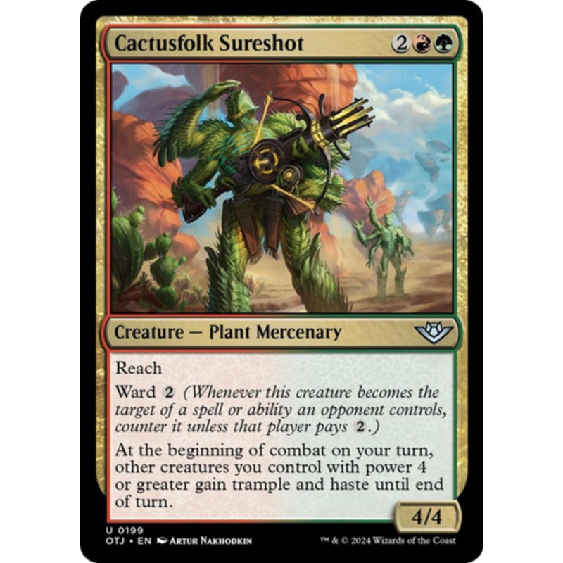 Cactusfolk Sureshot | Outlaws of Thunder Junction