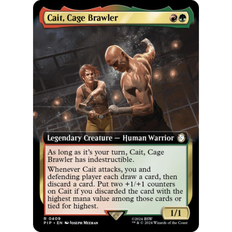 Cait, Cage Brawler (Extended Art) | Universes Beyond: Fallout
