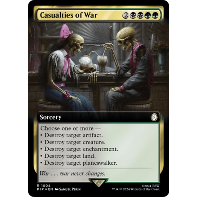 Casualties of War (Extended Art) (Surge Foil) | Universes Beyond: Fallout