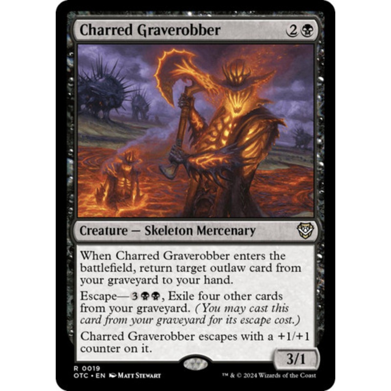 Charred Graverobber | Outlaws of Thunder Junction Commander