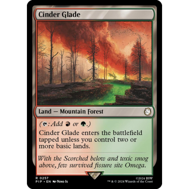Cinder Glade (Foil) | Universes Beyond: Fallout