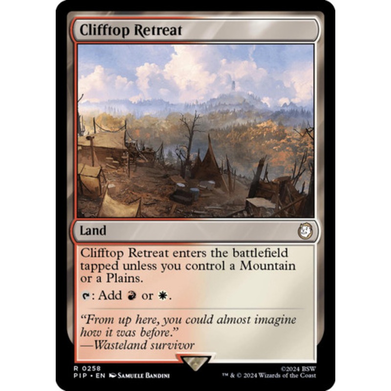 Clifftop Retreat (Foil) | Universes Beyond: Fallout