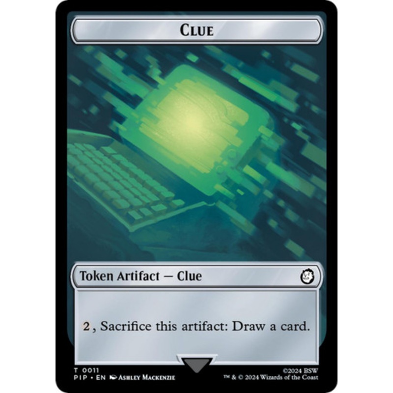 Clue Token (Foil) | Universes Beyond: Fallout
