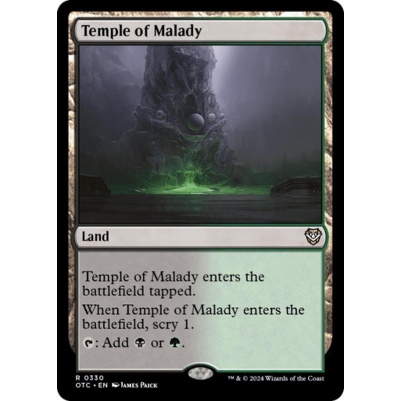 Temple of Malady | Outlaws of Thunder Junction Commander