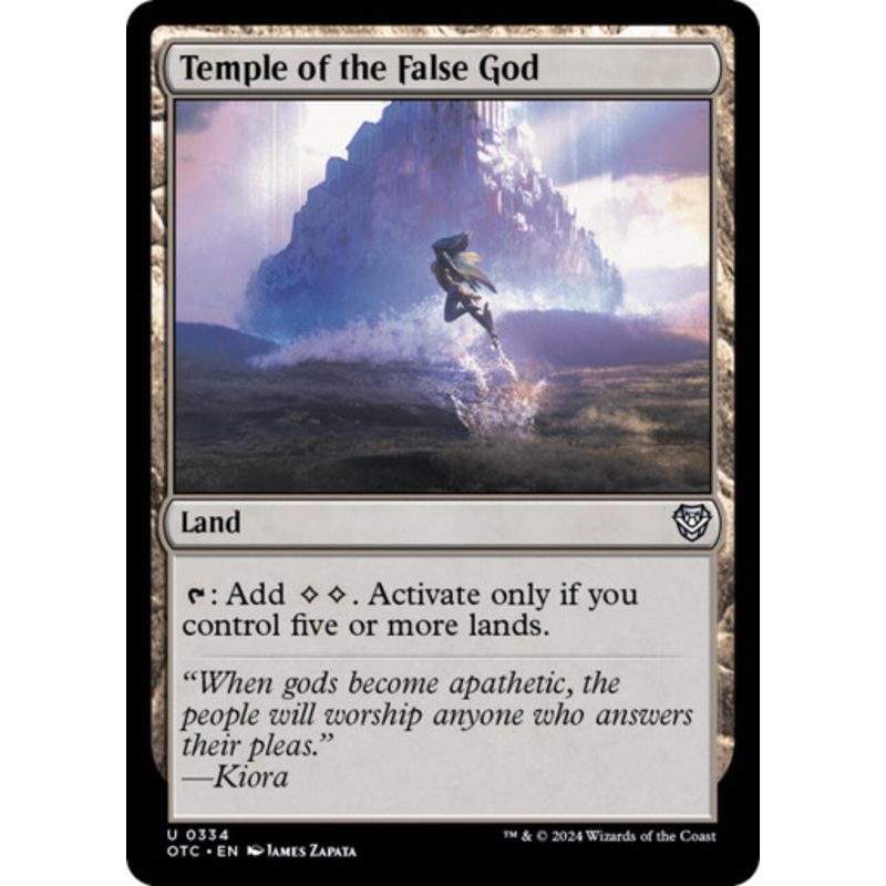 Temple of the False God | Outlaws of Thunder Junction Commander