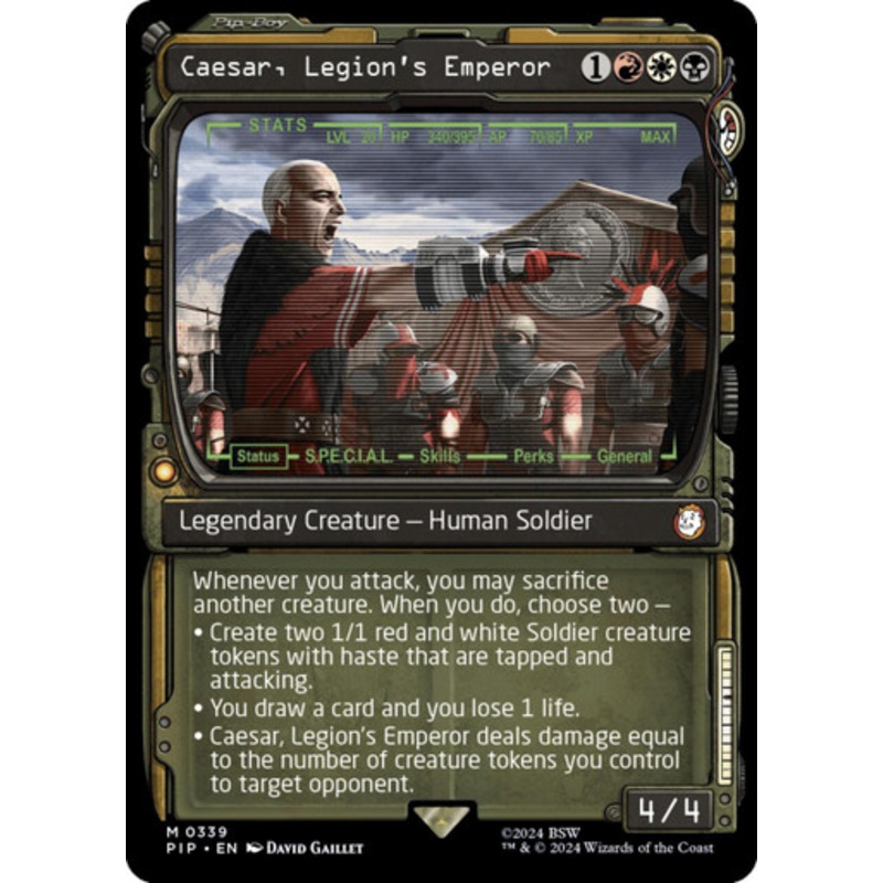 Caesar, Legion’s Emperor (Showcase Frame) | Universes Beyond: Fallout