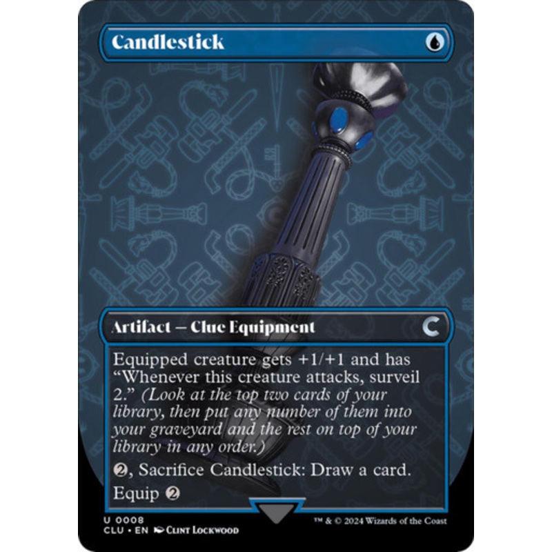 Candlestick (Borderless Art) | Ravnica: Clue Edition