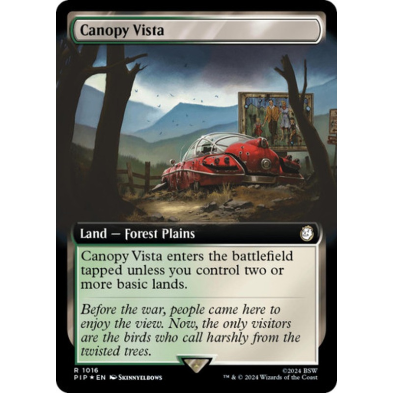 Canopy Vista (Extended Art) (Surge Foil) | Universes Beyond: Fallout