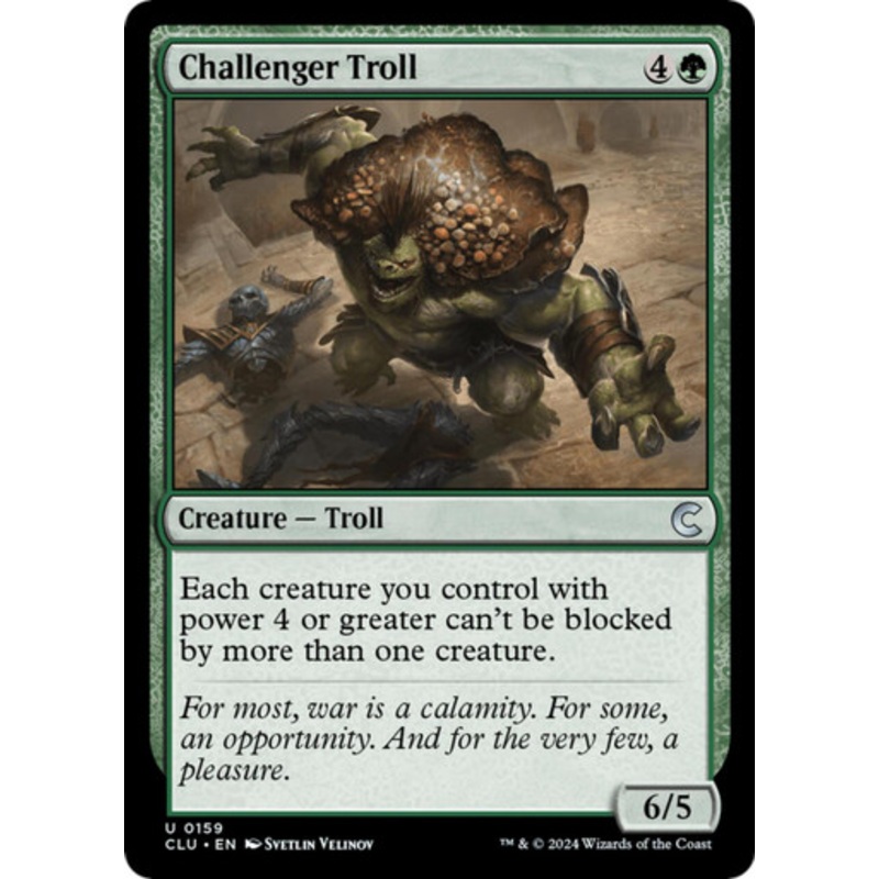 Challenger Troll | Ravnica: Clue Edition