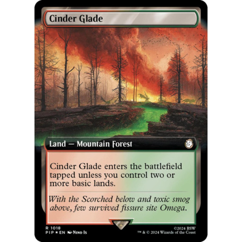 Cinder Glade (Extended Art) (Surge Foil)