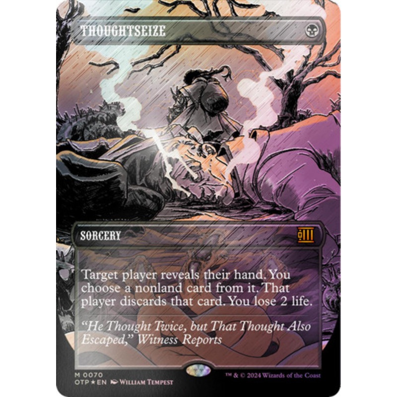 Thoughtseize (Textured Foil) | Outlaws of Thunder Junction – Breaking News