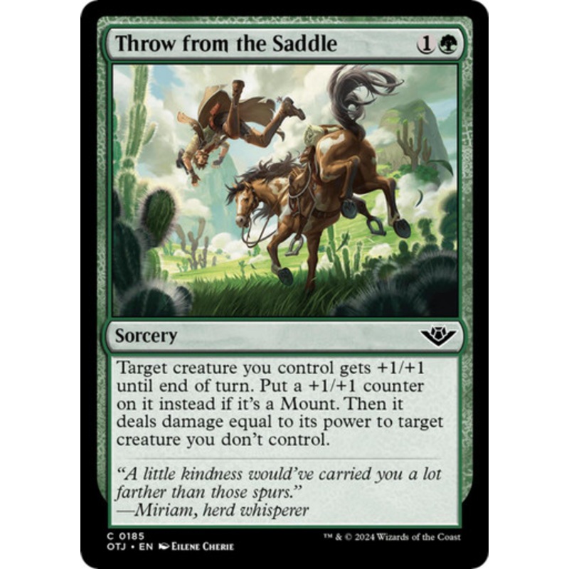 Throw from the Saddle (Foil) | Outlaws of Thunder Junction