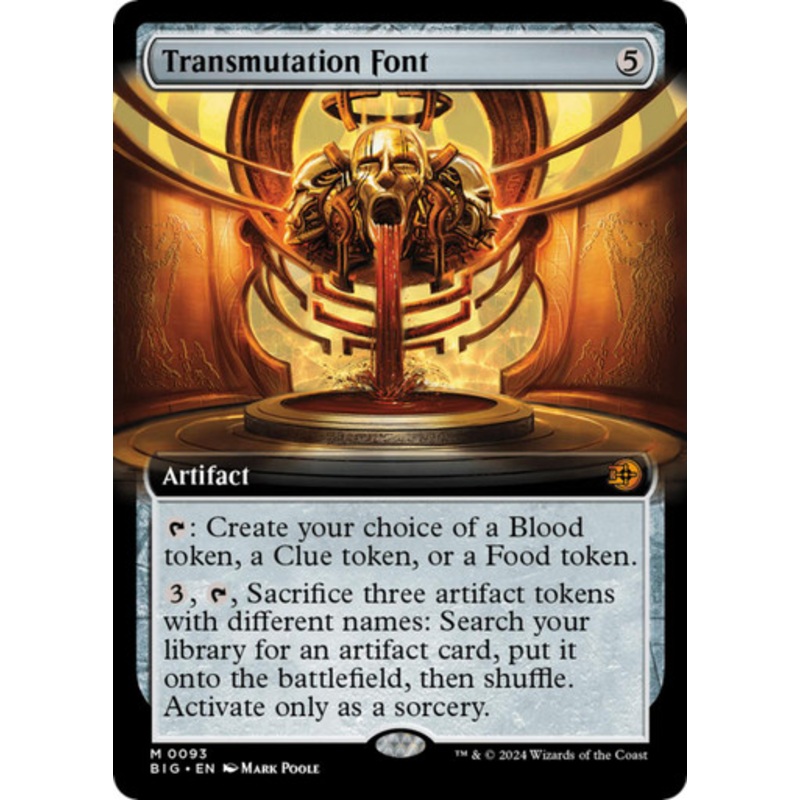 Transmutation Font (Extended Art) | The Big Score
