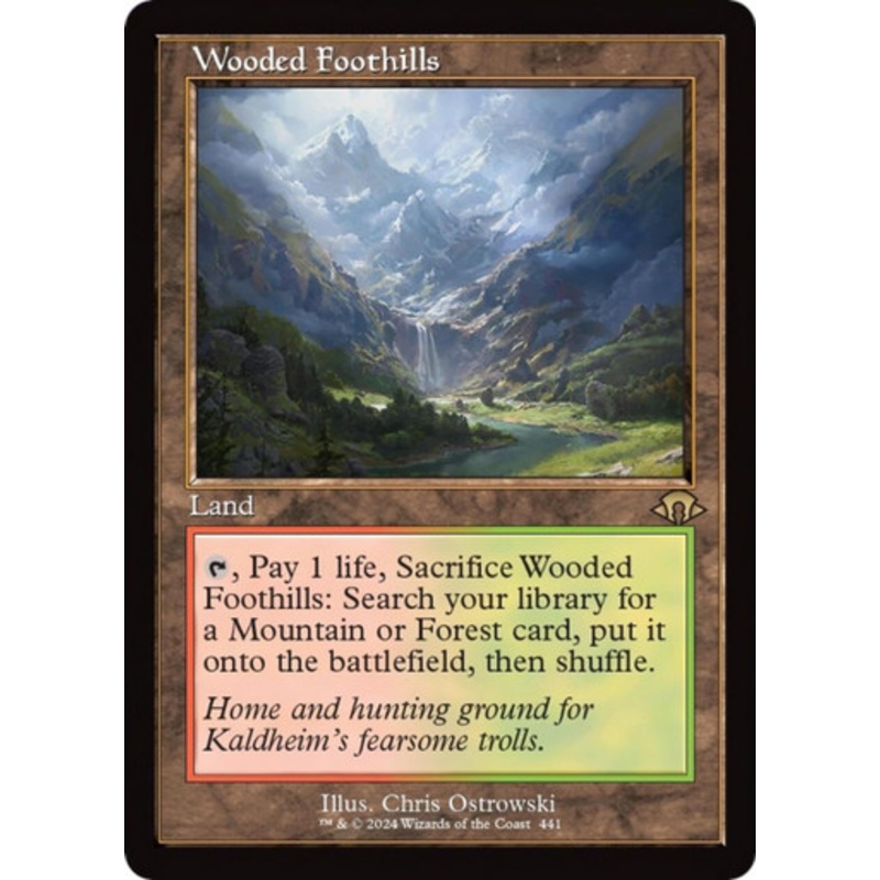 Wooded Foothills (Retro Frame)