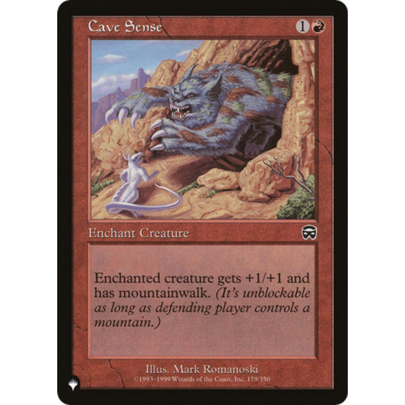 Cave Sense (The List Reprint) | Mercadian Masques