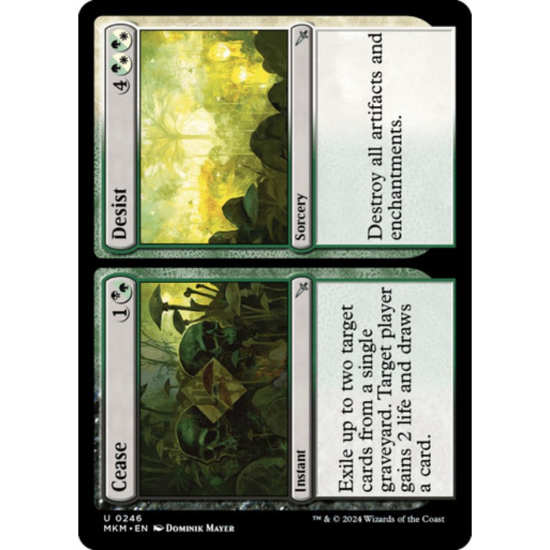 Cease // Desist (foil) | Murders at Karlov Manor