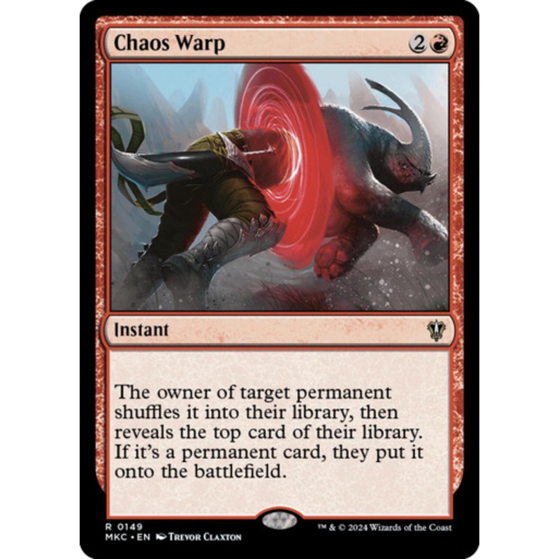 Chaos Warp | Murders at Karlov Manor Commander