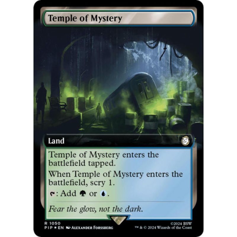 Temple of Mystery (Extended Art) (Surge Foil) | Universes Beyond: Fallout