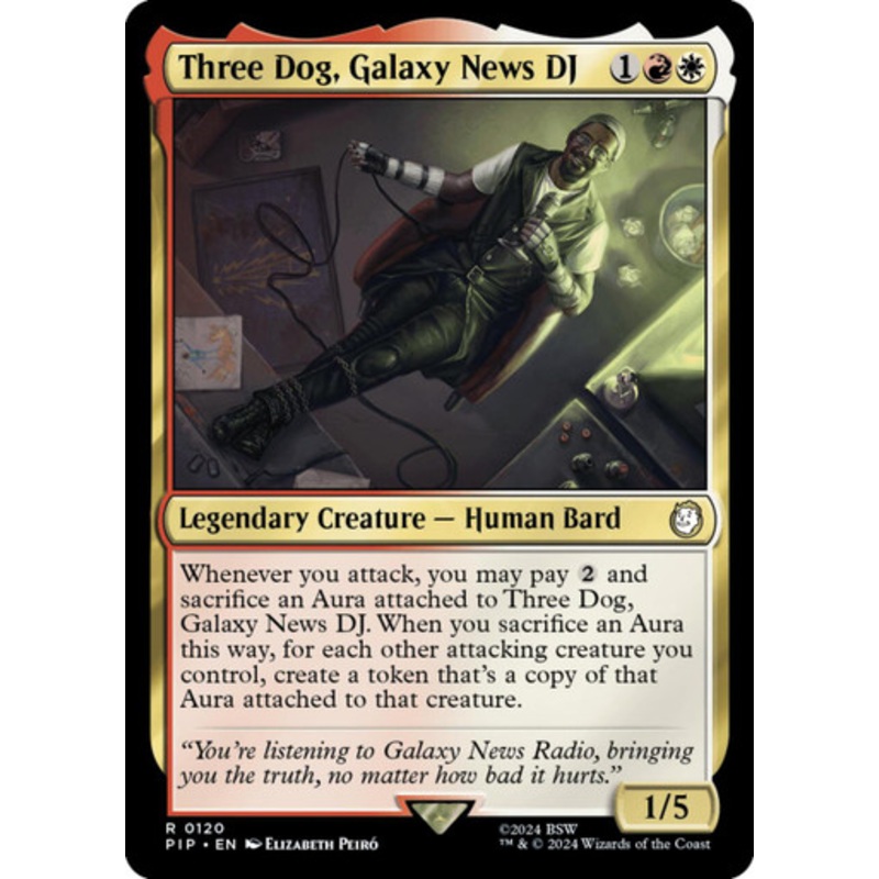 Three Dog, Galaxy News DJ (Foil) | Universes Beyond: Fallout