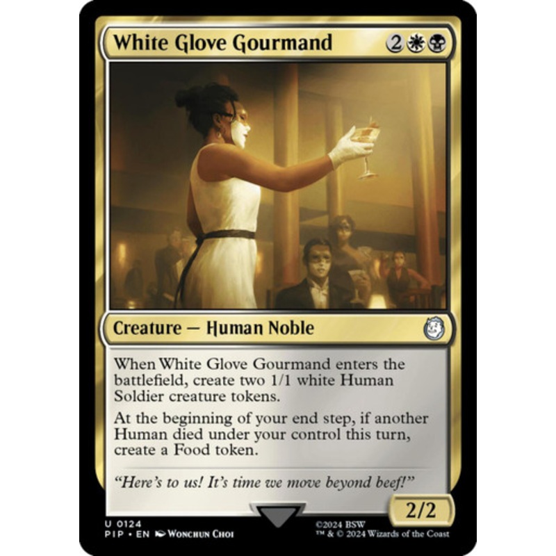 White Glove Gourmand (Foil) | Universes Beyond: Fallout