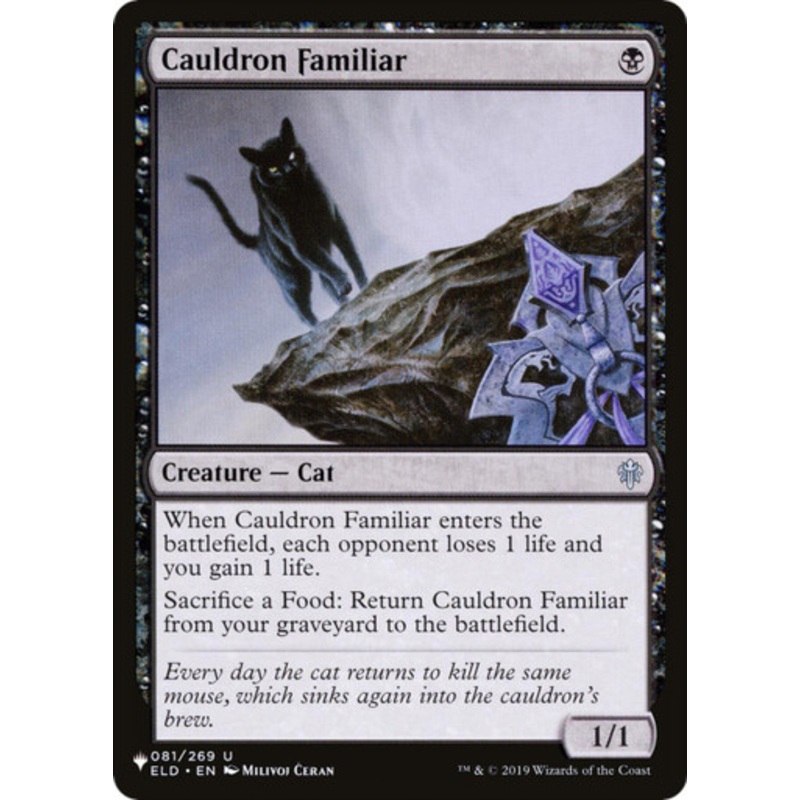Cauldron Familiar (The List Reprint) | Throne of Eldraine