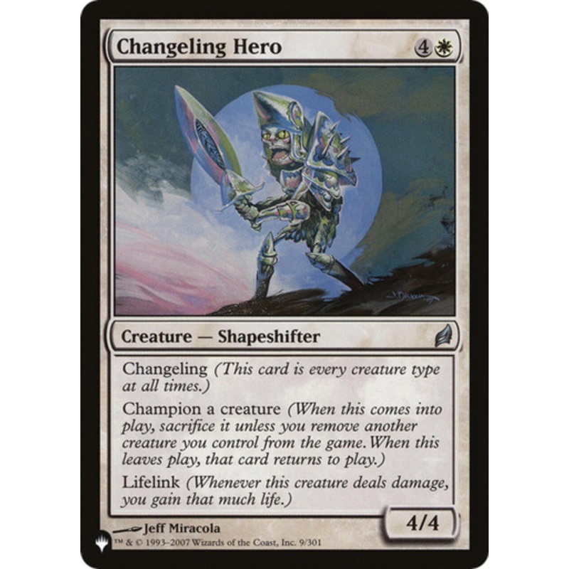 Changeling Hero (The List Reprint)
