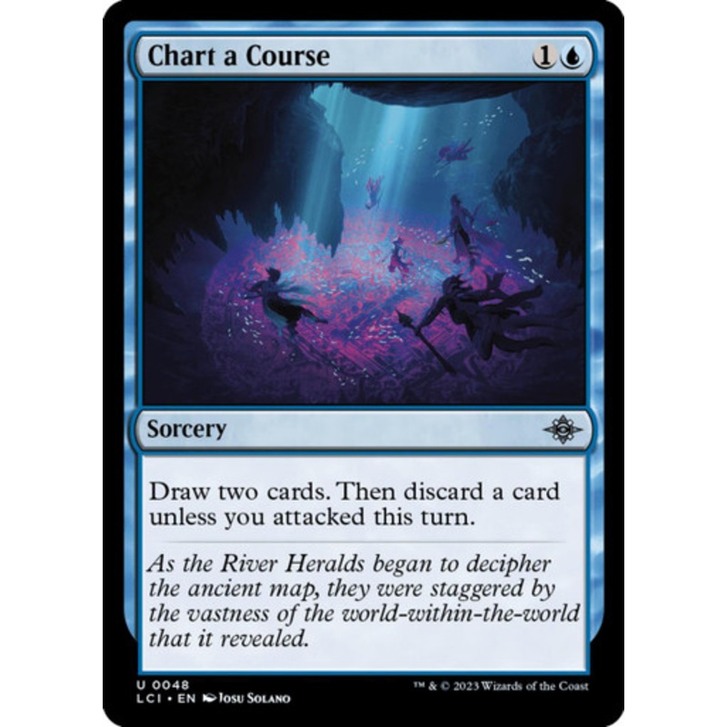 Chart a Course (foil) | Lost Caverns of Ixalan