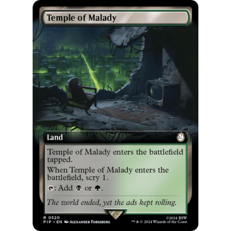 Temple of Malady (Extended Art) | Universes Beyond: Fallout