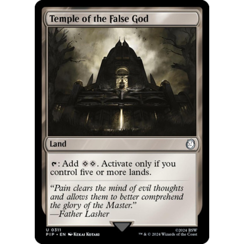 Temple of the False God | Universes Beyond: Fallout