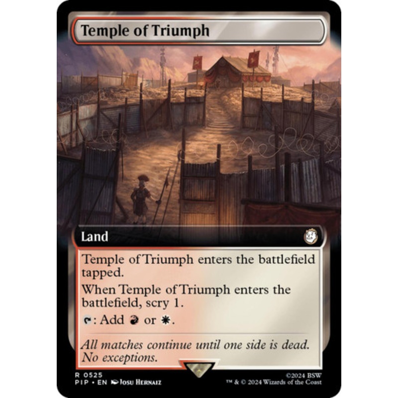 Temple of Triumph (Extended Art) | Universes Beyond: Fallout