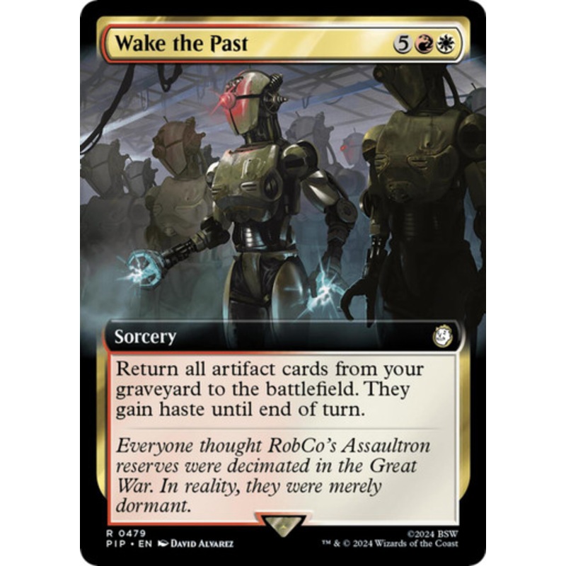 Wake the Past (Extended Art) (Foil) | Universes Beyond: Fallout