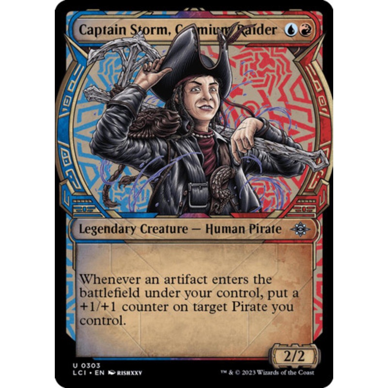 Captain Storm, Cosmium Raider (Showcase Frame) | Lost Caverns of Ixalan