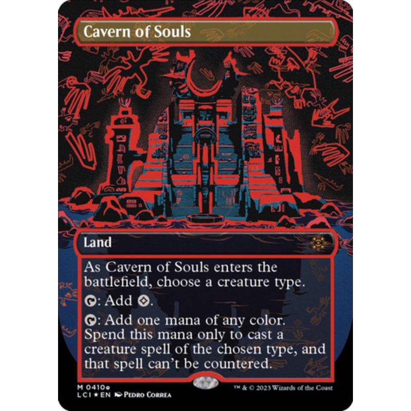 Cavern of Souls (Red Neon Ink) | Lost Caverns of Ixalan