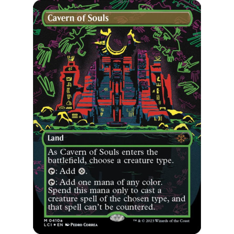 Cavern of Souls (Three-Colour Neon Ink) | Lost Caverns of Ixalan