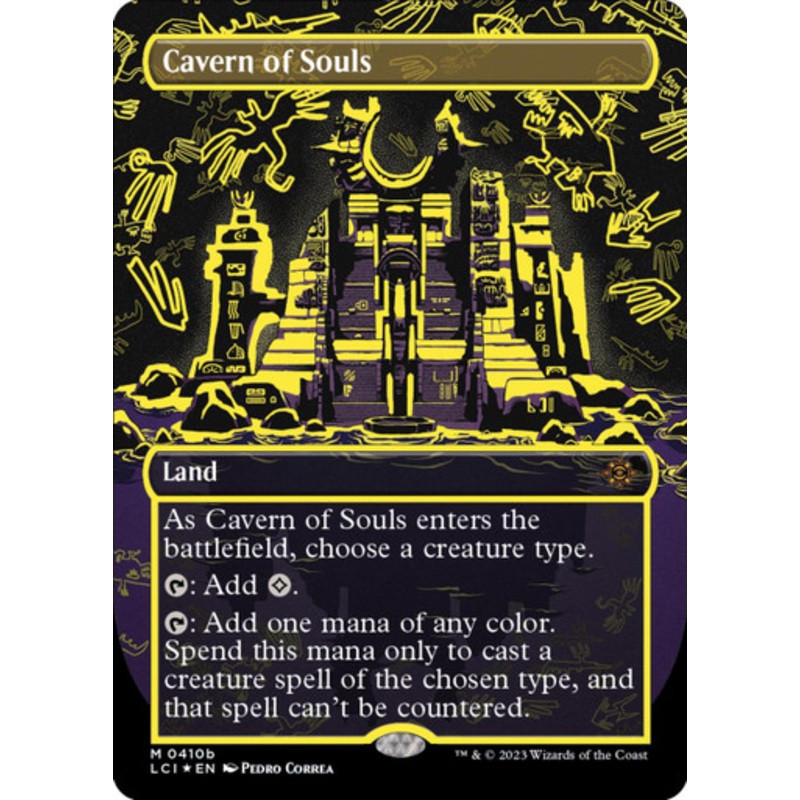 Cavern of Souls (Yellow Neon Ink) | Lost Caverns of Ixalan