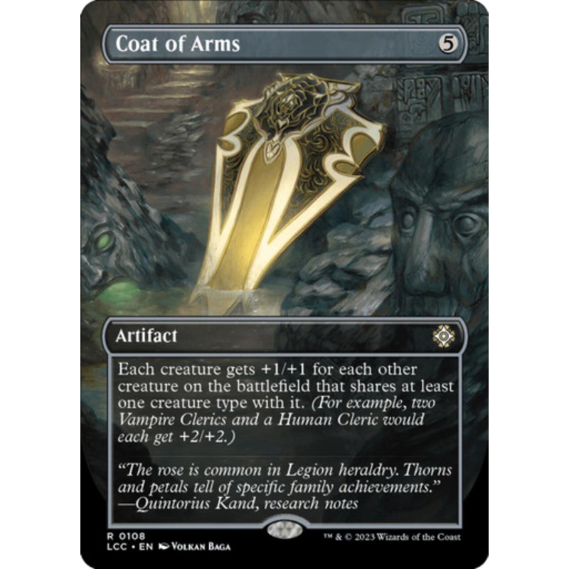 Coat of Arms (Treasure Trove Box Topper) | Lost Caverns of Ixalan Commander