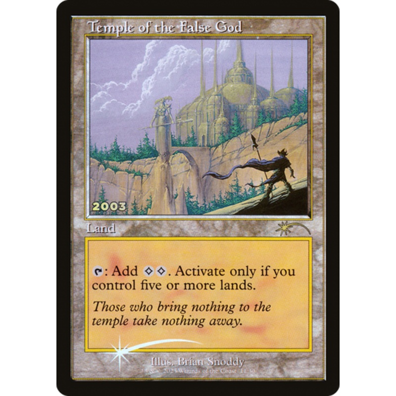 Temple of the False God (30th Anniversary foil)
