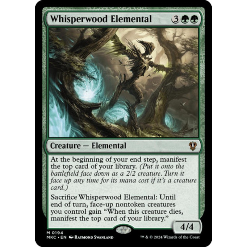Whisperwood Elemental | Murders at Karlov Manor Commander