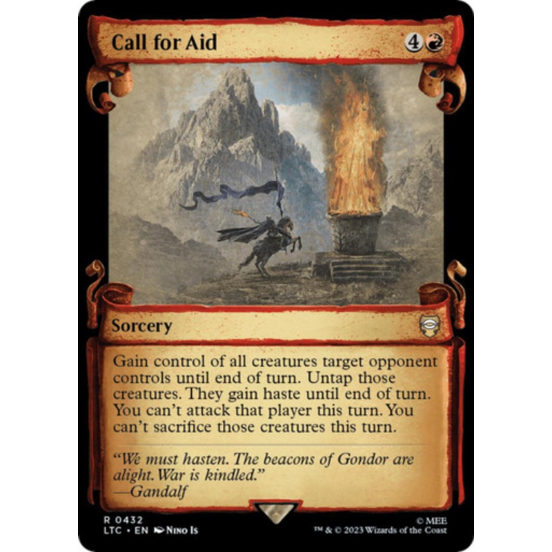 Call for Aid (Showcase Scroll) | The Lord of the Rings Commander