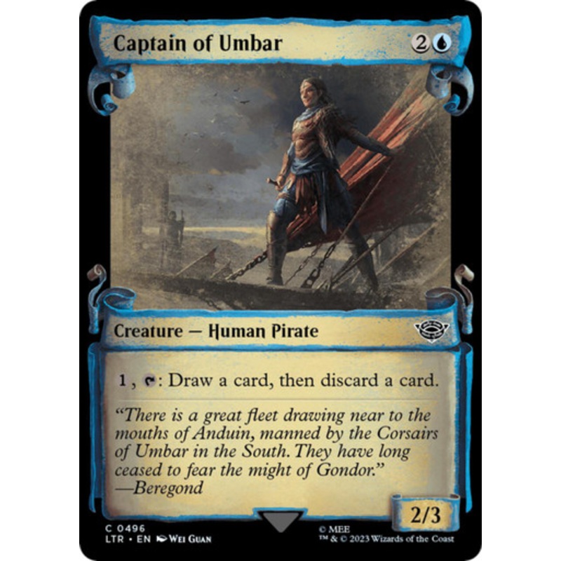 Captain of Umbar (Showcase Scroll) | The Lord of the Rings: Tales of Middle-earth