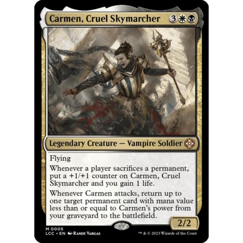 Carmen, Cruel Skymarcher | Lost Caverns of Ixalan Commander