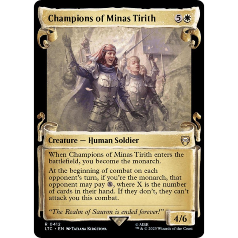 Champions of Minas Tirith (Showcase Scroll)