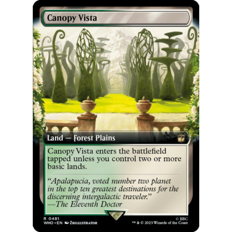 Canopy Vista (Extended Art) | Universes Beyond: Doctor Who