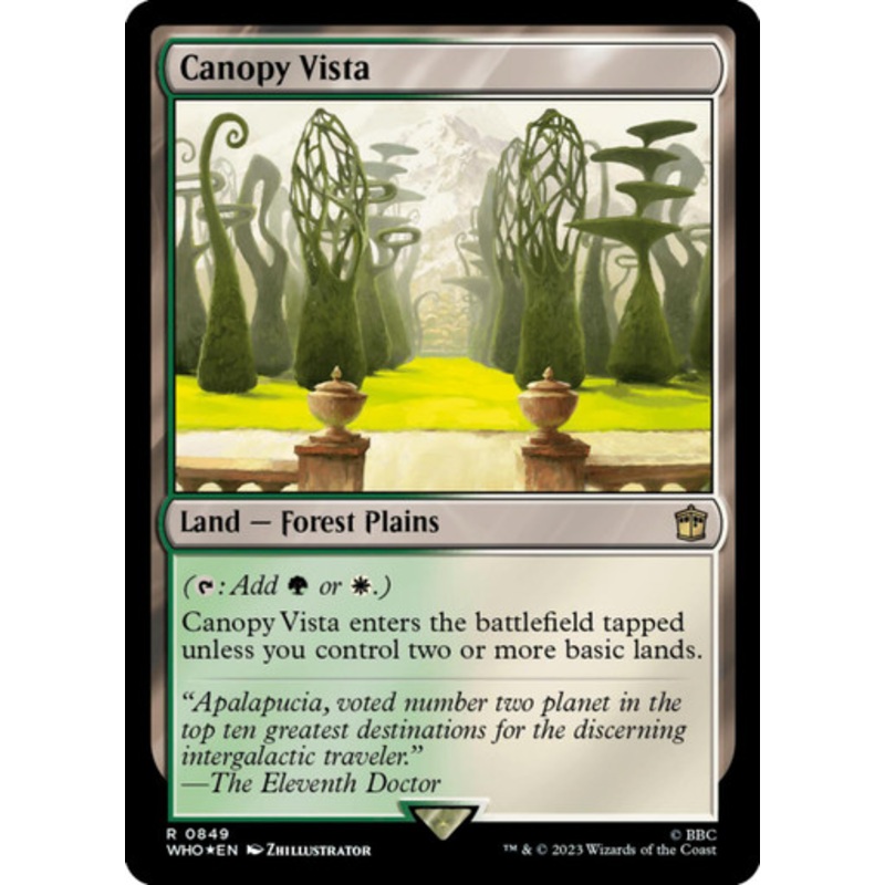 Canopy Vista (Surge foil) | Universes Beyond: Doctor Who
