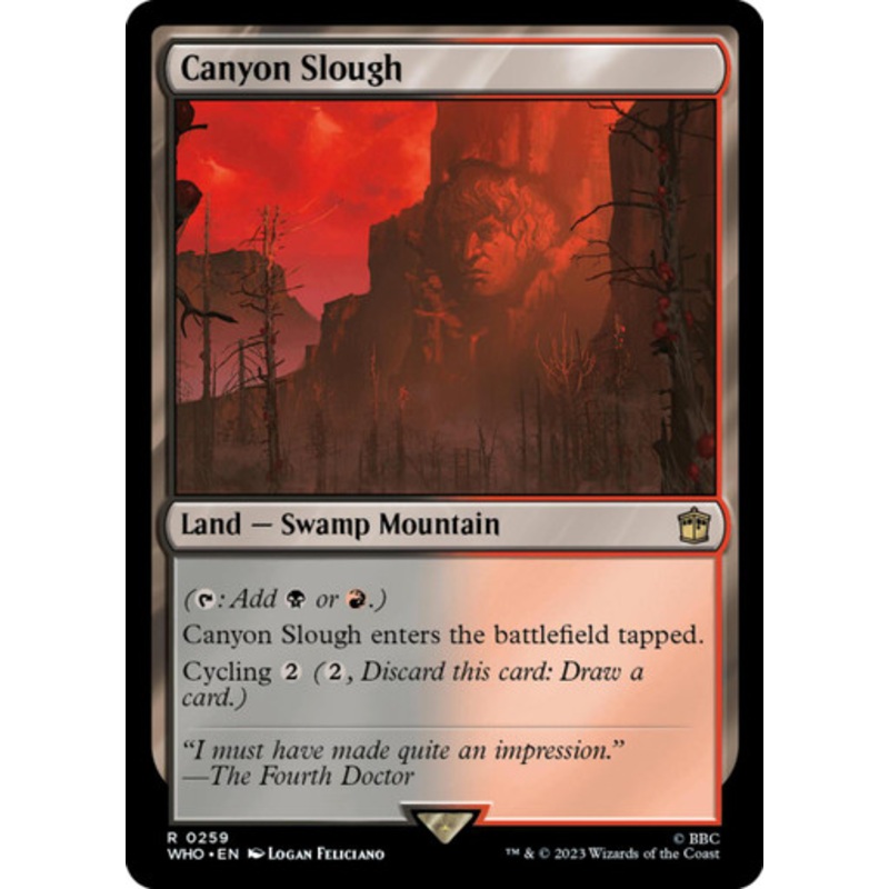 Canyon Slough (foil) | Universes Beyond: Doctor Who