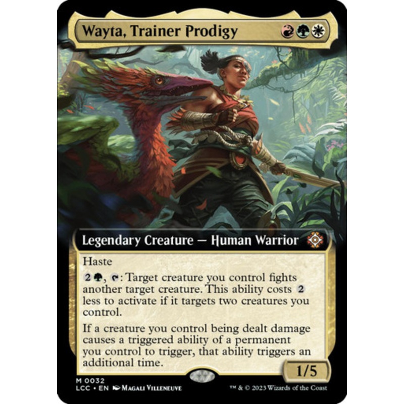 Wayta, Trainer Prodigy (Extended Art) | Lost Caverns of Ixalan Commander