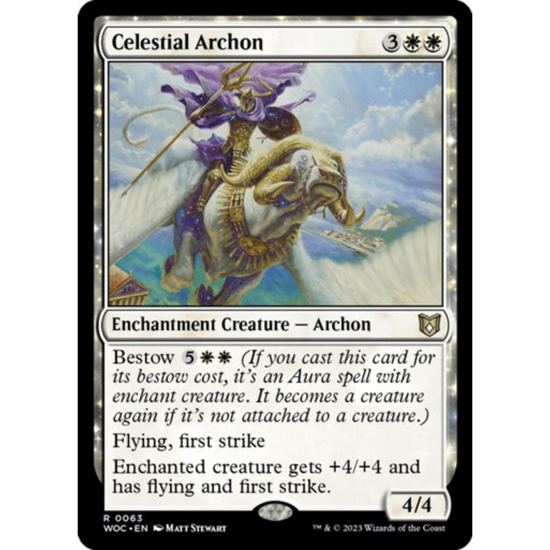 Celestial Archon | Wilds of Eldraine Commander